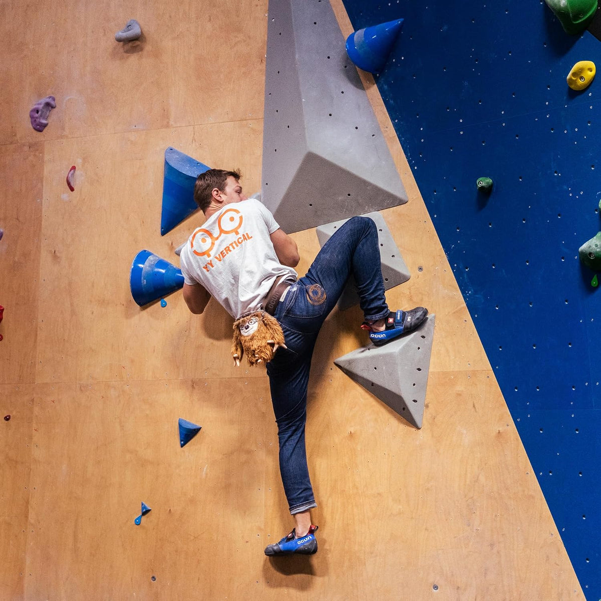 Ultimate Sloth Chalk Bag for Rock Climbing and Gymnastics - Perfect for All Ages!