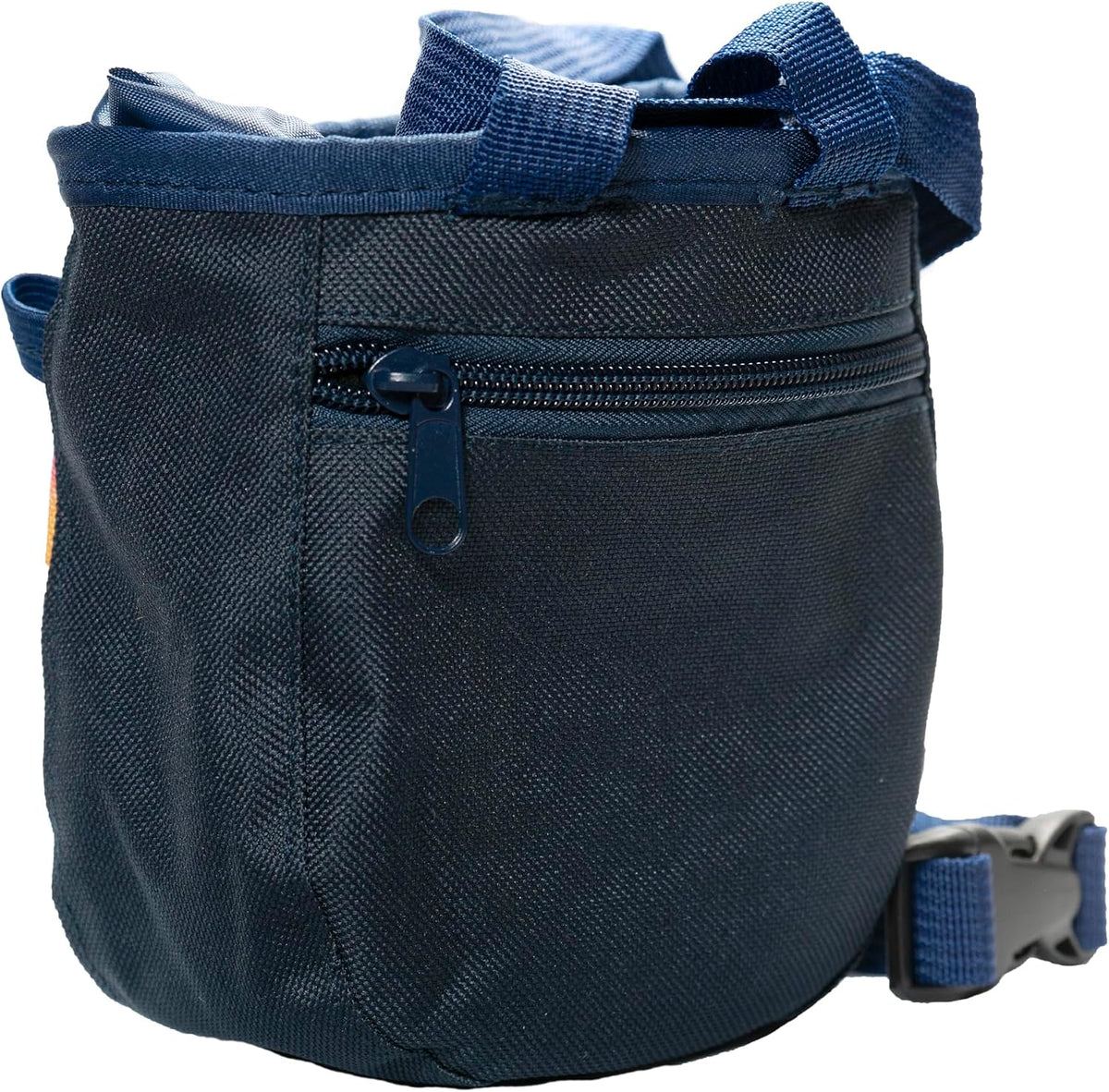Rock Climbing Bag Sport Climb Chalk Pouch with Zippered Pocket, Brush Holder & Fleece Lining by