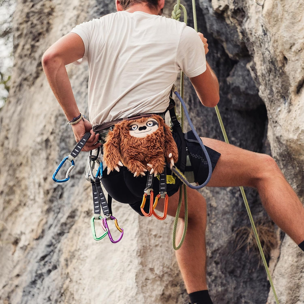 Ultimate Sloth Chalk Bag for Rock Climbing and Gymnastics - Perfect for All Ages!