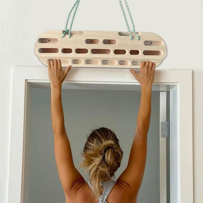 Climbing Fingerboard Strength Rock Board Portable Pull-Up Rock Climbing Hangboard Grip Strengthener Climber Forearm Exerciser