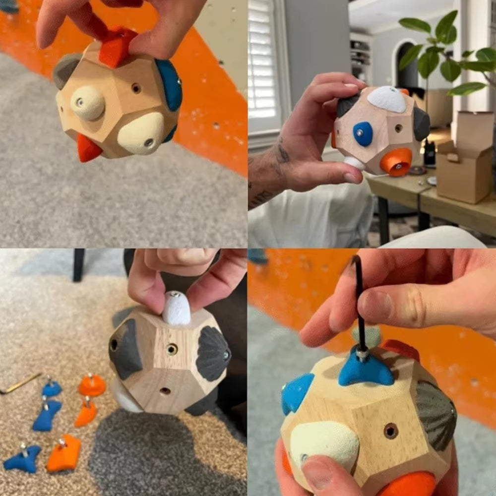 Handcrafted Boulder Block Climbing Holds Handmade Giant Stones Enhance Strength Precision Ornament Home Decorations Gift