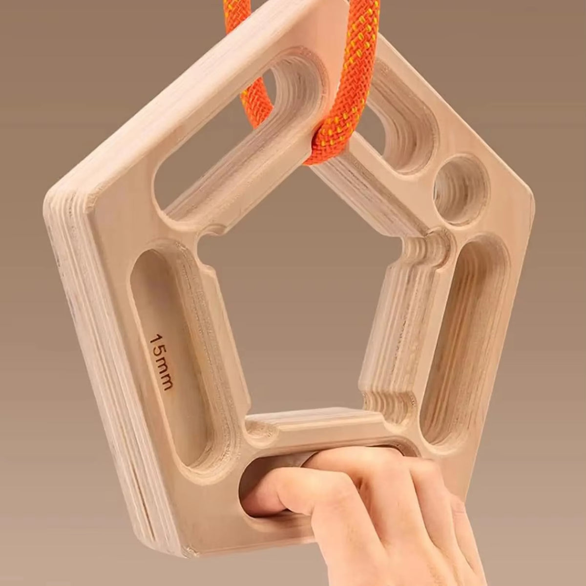 Pull-Up Board Hangboard Rock Climbing Finger Strengthener Boards Trainer Forearm Strengthener Practice Tool Outdoor Climbing