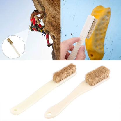 2Pcs Rock Climbing Brush Chalk Cleaning Tool Climbing and Bouldering Brush for Indoor Outdoor Holds and Chalk Easy Use